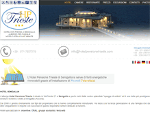 Tablet Screenshot of hotelpensionetrieste.com